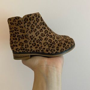 Back to School Cat & Jack Leopard Boot-Toddler 7